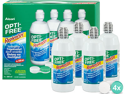 OPTI-FREE RepleniSH 4er Set