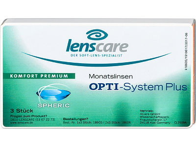 OPTI-System Plus SPHERIC Monatslinsen 3er Box