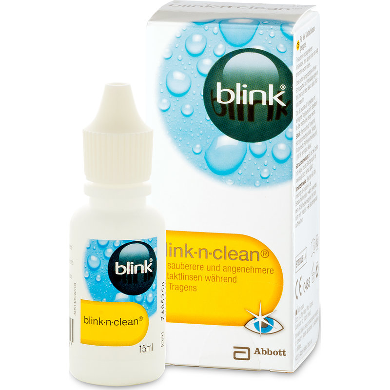 Blink-n-clean Abbott Medical Optics (amo) Nachbenetzung Kontaktlinsen-Pflegemittel 1x15 ml