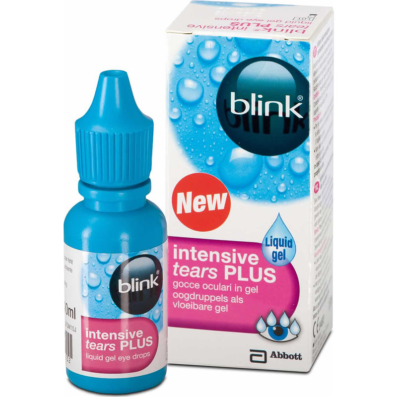 Blink Intensive Tears Plus Abbott Medical Optics (amo) Nachbenetzung Kontaktlinsen-Pflegemittel 1x10 ml