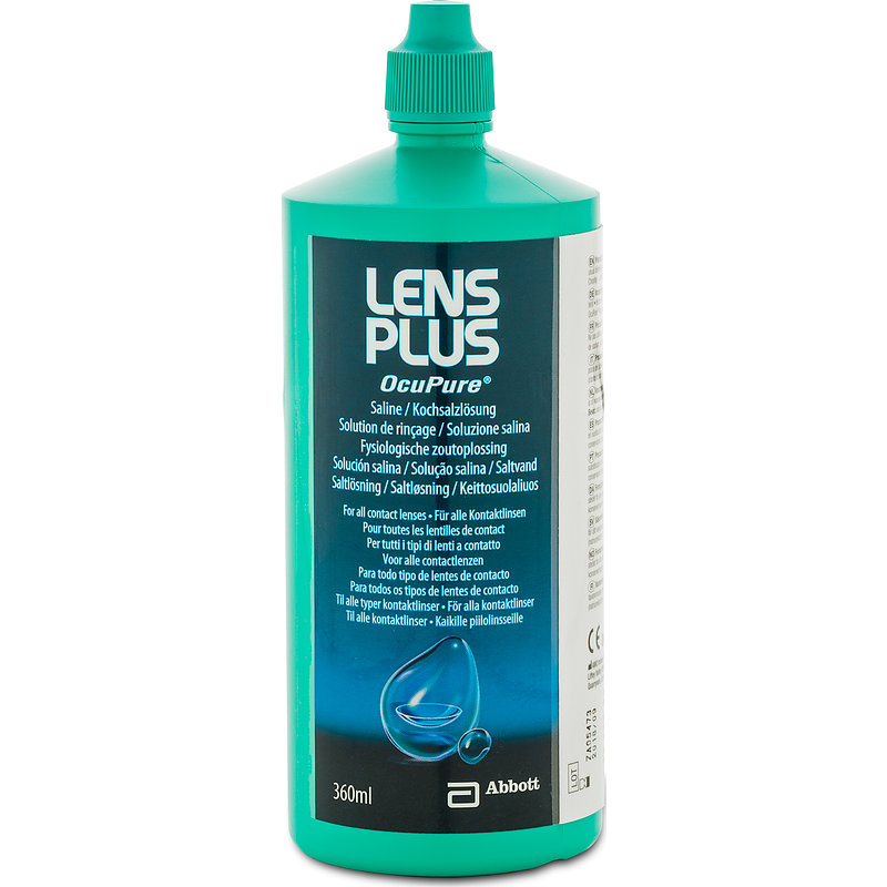 Lens Plus Ocupure Abbott Medical Optics (amo) Kochsalzlösung Kontaktlinsen-Pflegemittel 1x360 ml