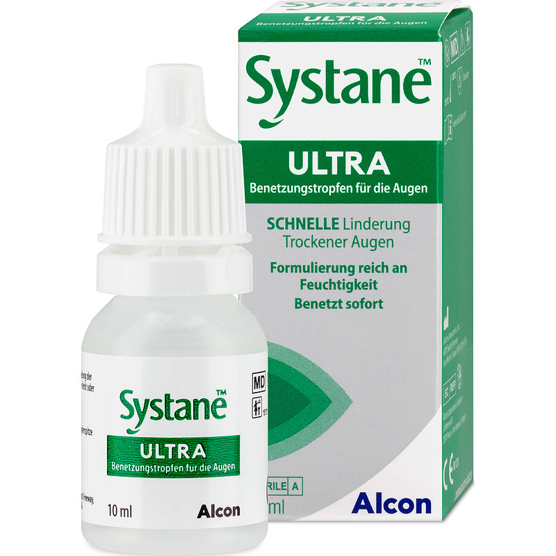 Systane Ultra Alcon Nachbenetzung Kontaktlinsen-Pflegemittel 1x10 ml