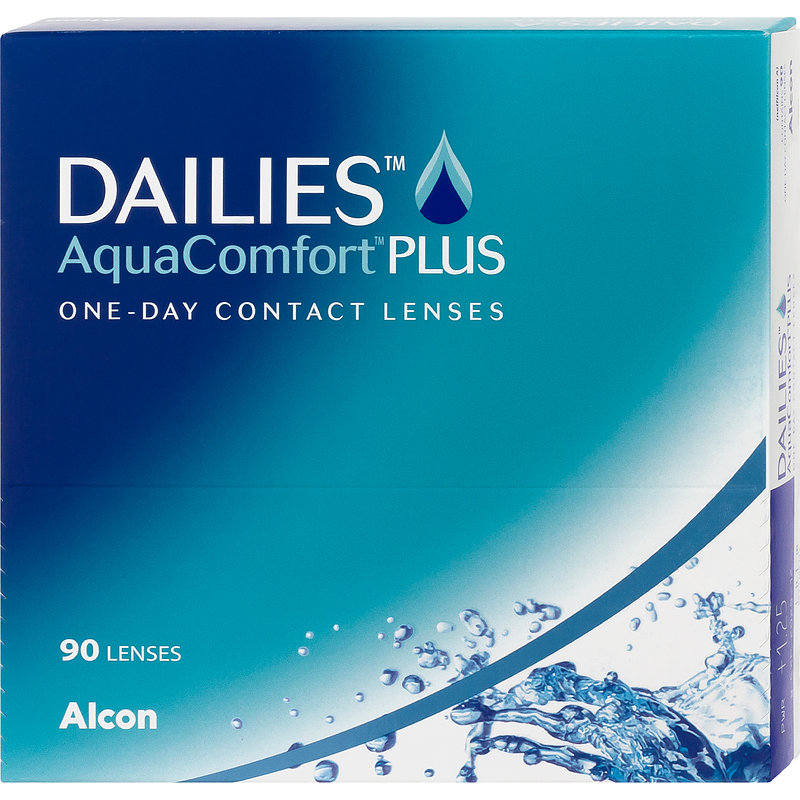 Dailies Aquacomfort Plus 90er Box Alcon Tageskontaktlinsen -13,50