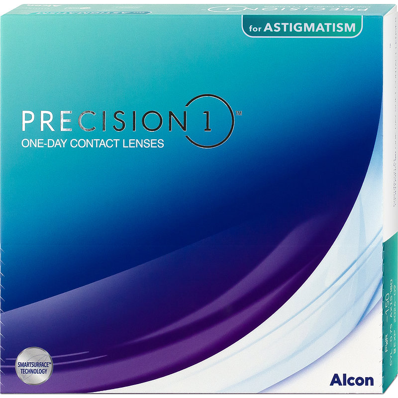 Precision1 For Astigmatism 90er Box Alcon Tageskontaktlinsen -5,50 Achse 70 Zyl. -0,75