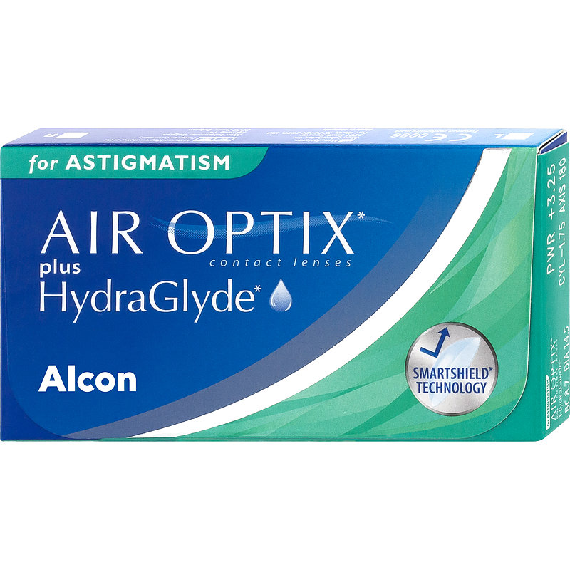 Air Optix Plus Hydraglyde For Astigmatism 3er Box Alcon Monatskontaktlinsen +3,25 - Alcon