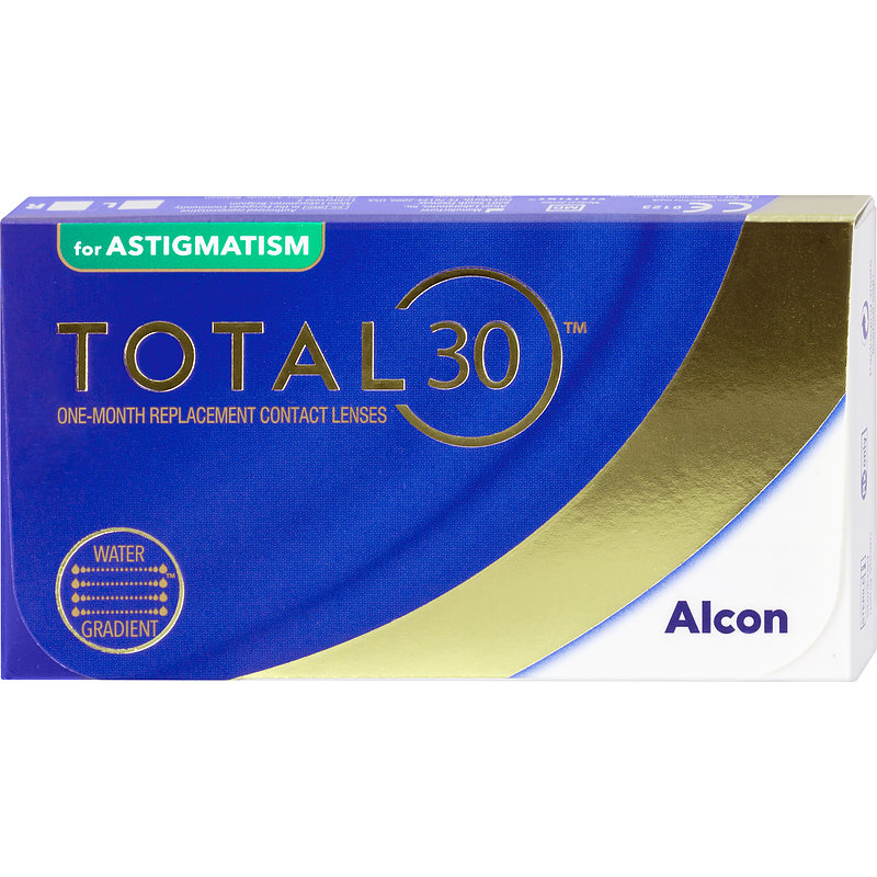 Total 30 For Astigmatism Monatslinsen Alcon Monatskontaktlinsen -9,50 Achse 120 Zyl. -0,75