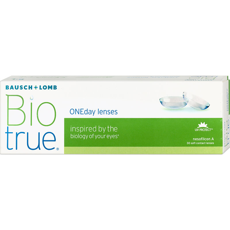 Biotrue Oneday 30er Box Bausch & Lomb Tageskontaktlinsen -0,50