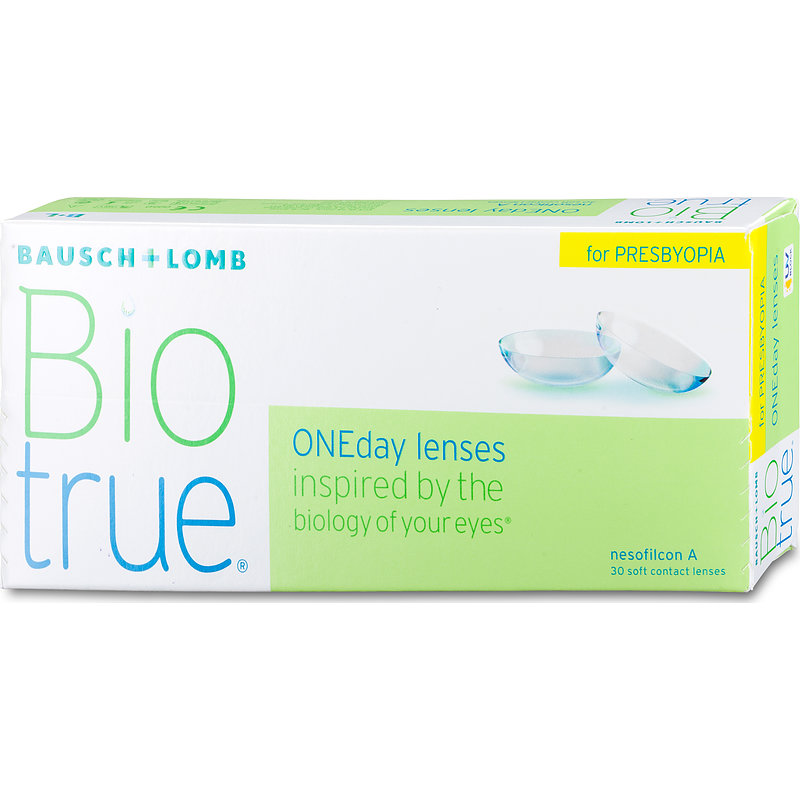 Biotrue Oneday For Presbyopia 30er Box Bausch & Lomb Tageskontaktlinsen -1,25 Add HIGH