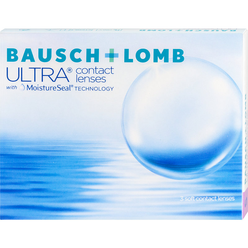 Ultra 3er Box Bausch & Lomb Monatskontaktlinsen +2,75