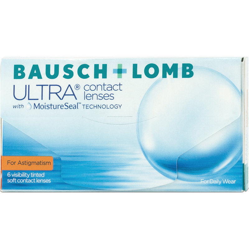 Ultra For Astigmatism 6er Box Bausch & Lomb Monatskontaktlinsen -4,00 Achse 100 Zyl. -1,25