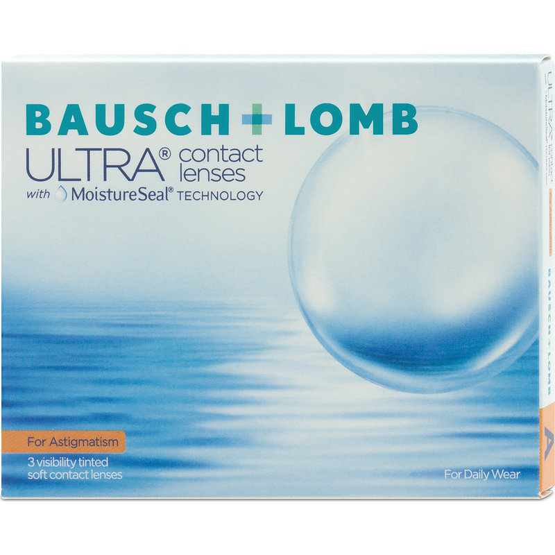 Ultra For Astigmatism 3er Box Bausch & Lomb Monatskontaktlinsen +4,00 Achse 30 Zyl. -0,75