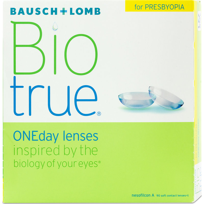 Biotrue Oneday For Presbyopia 90er Box Bausch & Lomb Tageskontaktlinsen -7,25 Add LOW