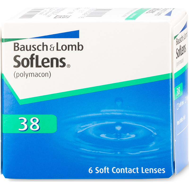 Soflens 38 6er Box, Bc 8,4 Bausch & Lomb Monatskontaktlinsen -2,25