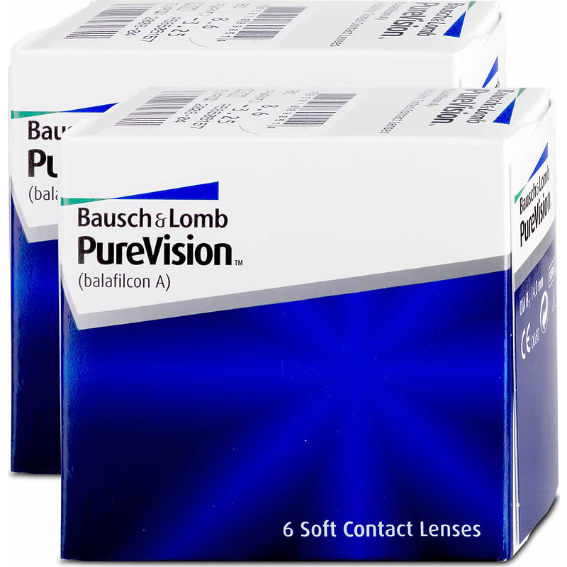 Purevision 6er Box, Bc 8,3 Bausch & Lomb Monatskontaktlinsen -1,25