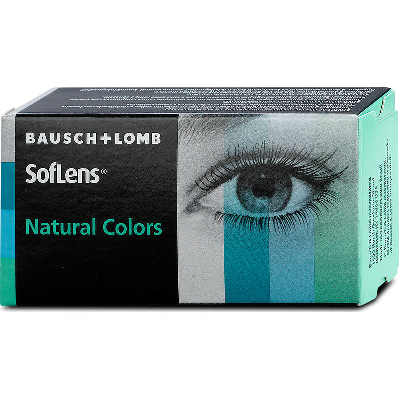 Soflens Natural Colors 2er Box Bausch & Lomb Monatskontaktlinsen 0,00 Topaz