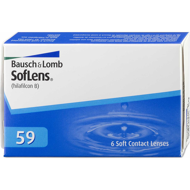 Soflens 59 6er Box Bausch & Lomb Monatskontaktlinsen +2,75