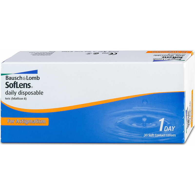 Soflens Daily Disposable For Astigmatism 30er Box Bausch & Lomb Tageskontaktlinsen -4,75 - Bausch & Lomb