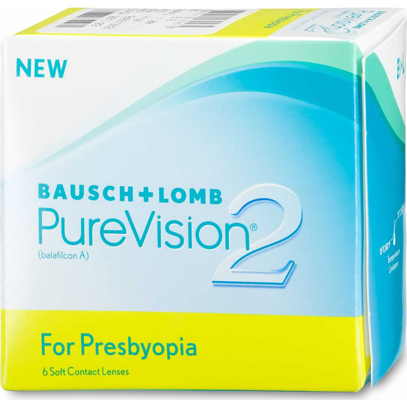 Purevision 2 Hd For Presbyopia 6er Box Bausch & Lomb Monatskontaktlinsen -1,50 Add HIGH