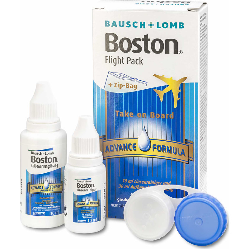 Boston Advance Flight Pack Bausch & Lomb Hartlinsen-Pflege Kontaktlinsen-Pflegemittel 1x30ml+1x30ml ml