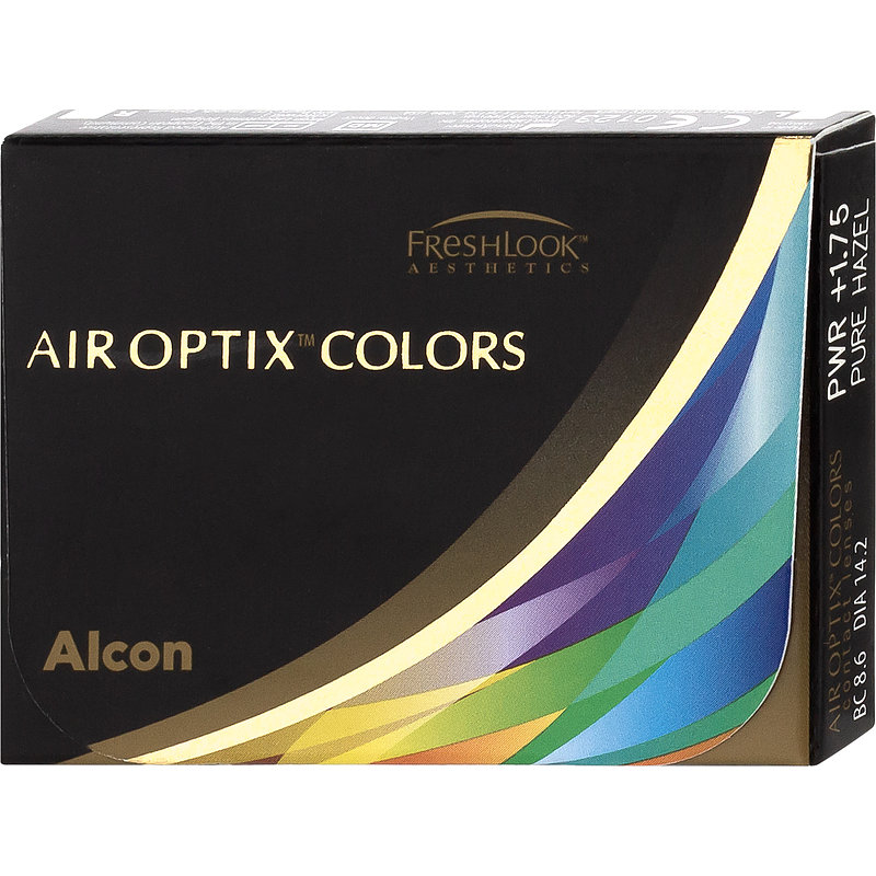 Air Optix Colors 2er Box Alcon Monatskontaktlinsen -6,50 Honey