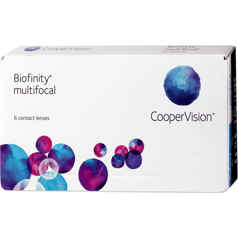 Biofinity Multifocal 6er Box Cooper Vision Monatskontaktlinsen +1,50 Achse +1,00 Zyl. D