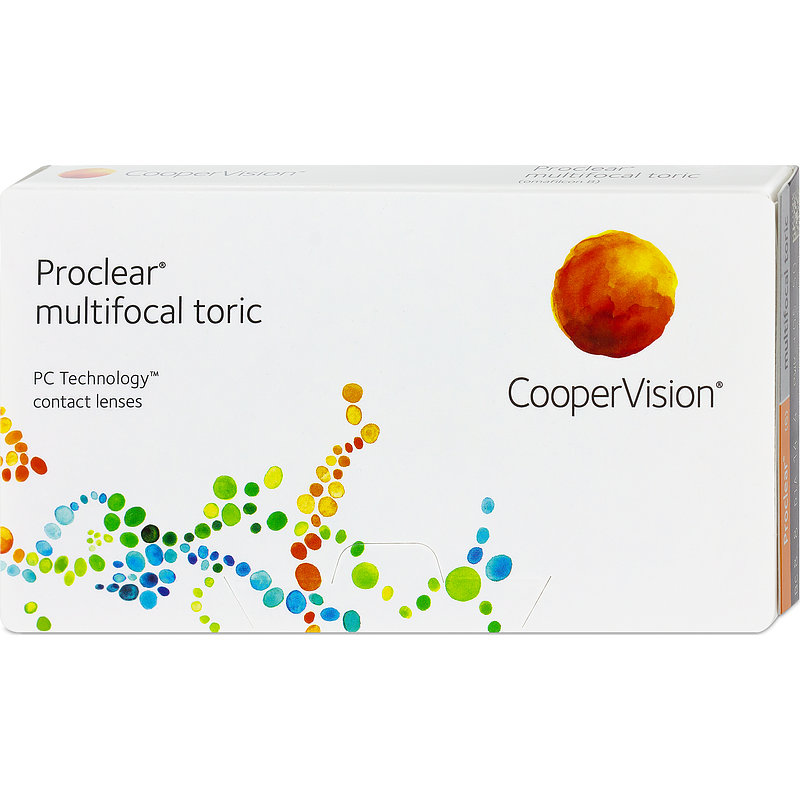 Proclear Multifocal Toric 6er Box Cooper Vision Monatskontaktlinsen +3,00 Achse 20 Zyl. -1,25