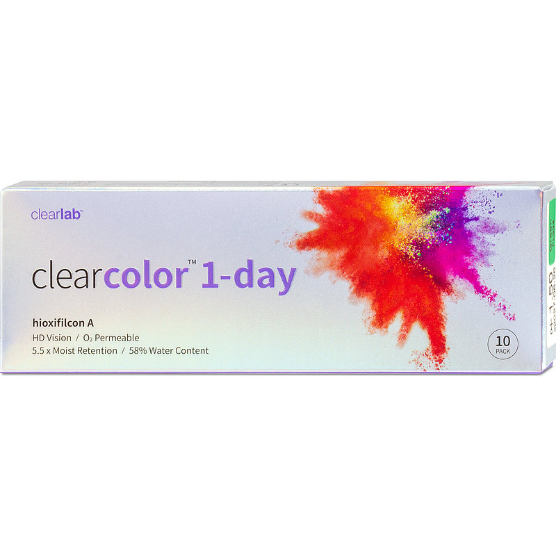 Clearcolor 1-day Clearlab Tageskontaktlinsen +6,00 Green