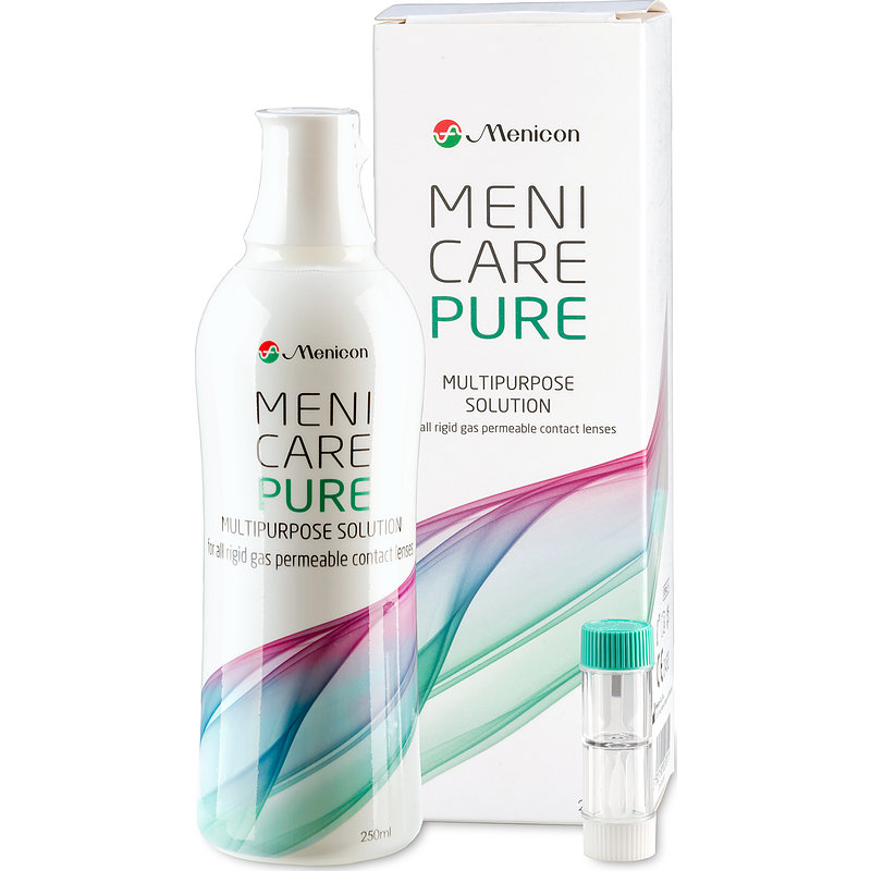 Menicare Pure Multipurpose Solution Menicon Hartlinsen-Pflege Kontaktlinsen-Pflegemittel 1x250 ml