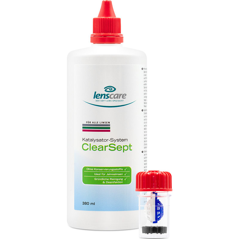 Clearsept Lenscare Peroxid Kontaktlinsen-Pflegemittel 1x380 ml