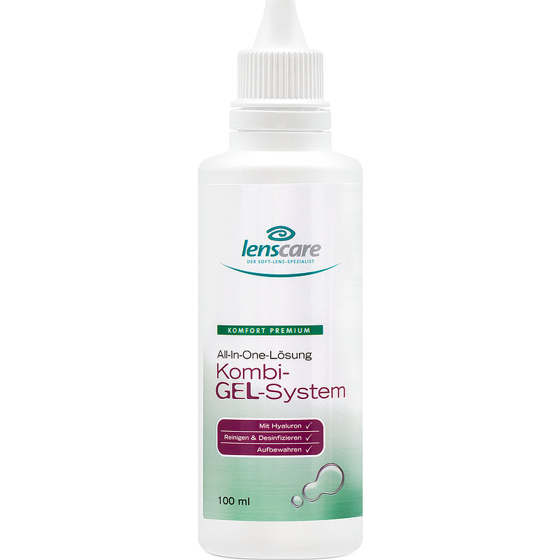 Kombi-gel-system Pocket Lenscare All-in-One-System Kontaktlinsen-Pflegemittel 1x100 ml