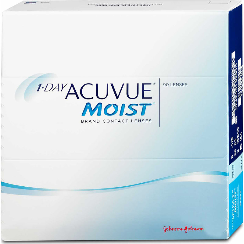 1-day Acuvue Moist 90er Box Johnson & Johnson Tageskontaktlinsen -5,75