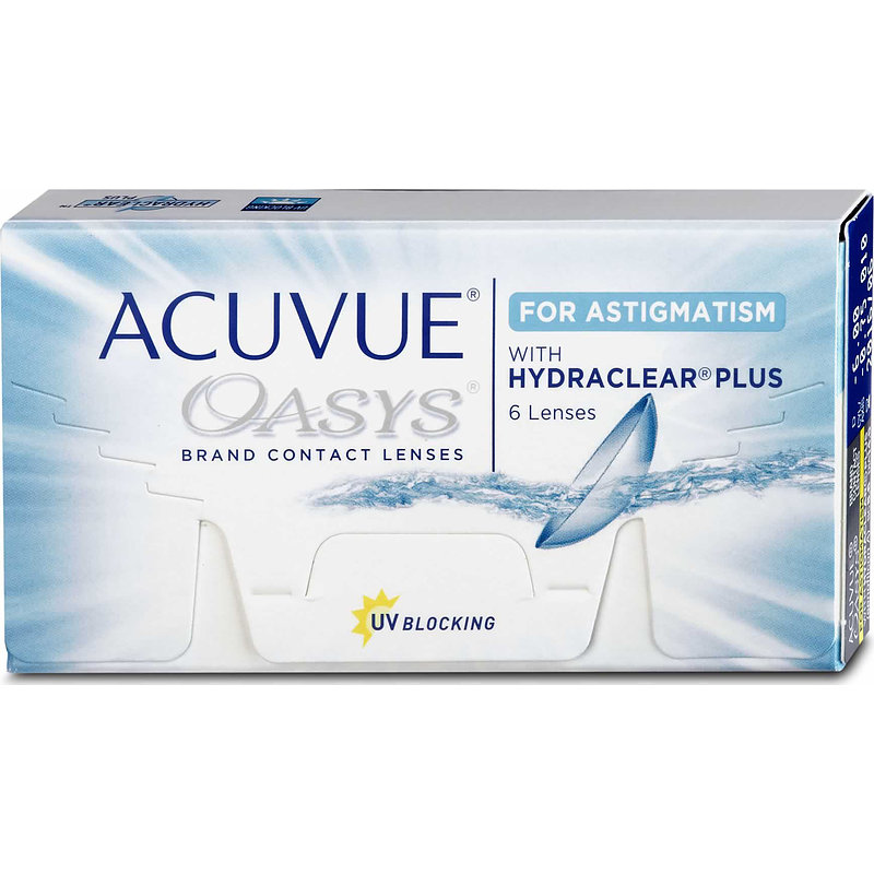 Acuvue Oasys For Astigmatism 6er Box Johnson & Johnson Wochenkontaktlinsen -5,75 Achse 30 Zyl. -1,75