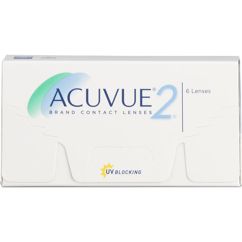 Acuvue 2 6er Box, Bc 8,7 Johnson & Johnson Wochenkontaktlinsen +3,25