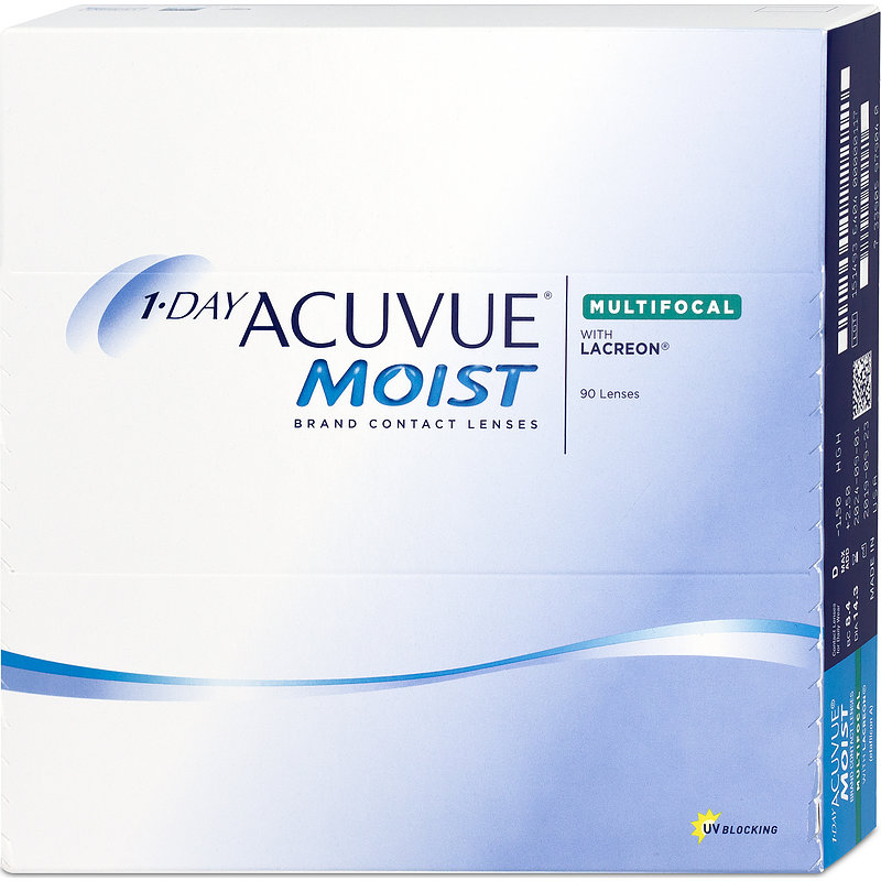 1-day Acuvue Moist Multifocal 90er Box Johnson & Johnson Tageskontaktlinsen -5,25 Add HIGH