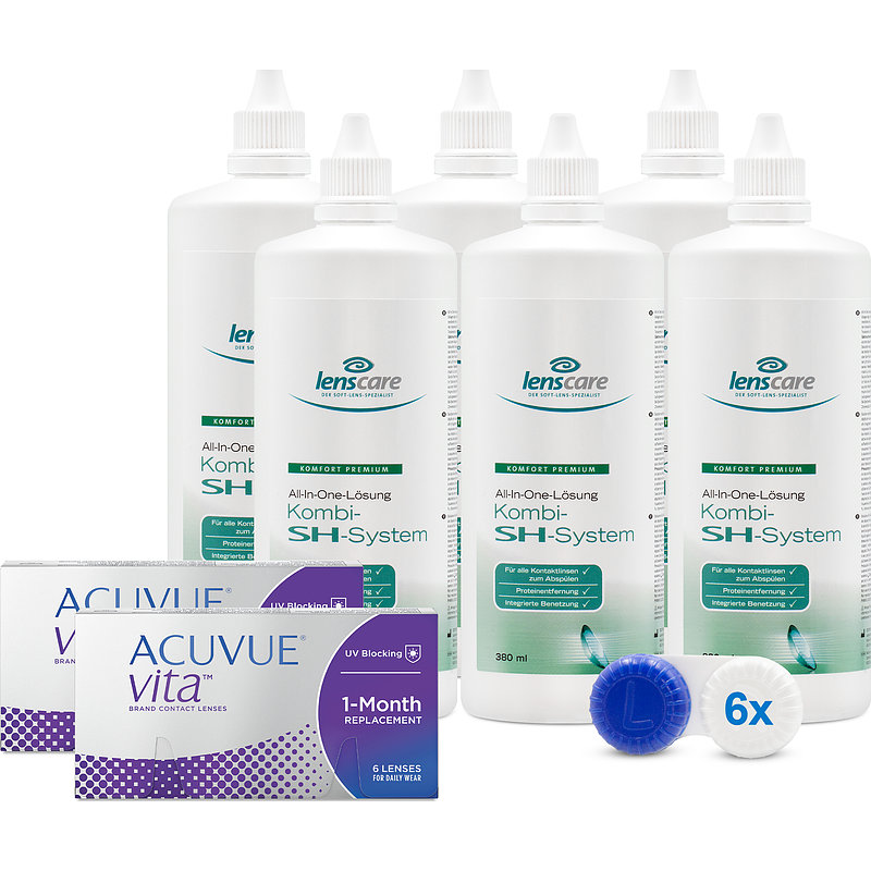 Acuvue Vita, Bc8,4 Kombi-sh-system 6er Set Johnson & Johnson Monatslinsen Sparsets