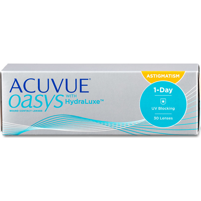 Acuvue Oasys 1-day For Astigmatism 30er Box Johnson & Johnson Tageskontaktlinsen -1,50 Achse 10 Zyl. -1,25