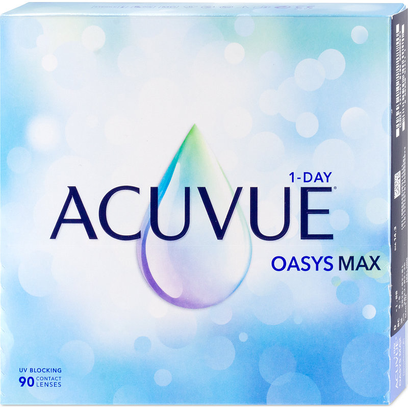 Acuvue Oasys Max 1-day 90er Box Johnson & Johnson Tageskontaktlinsen -1,50