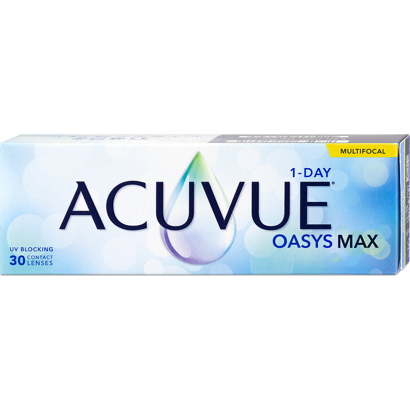 Acuvue Oasys Max 1-day Multifocal 30er Box Johnson & Johnson Tageskontaktlinsen -2,25 Add LOW