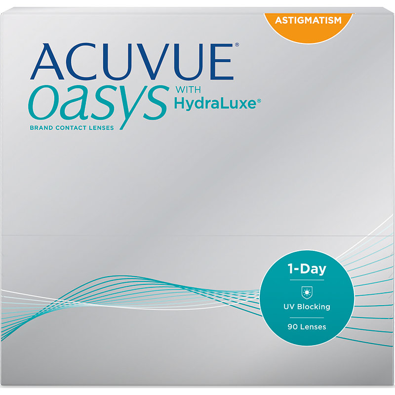 Acuvue Oasys 1-day For Astigmatism 90er Box Johnson & Johnson Tageskontaktlinsen -1,25 Achse 10 Zyl. -0,75