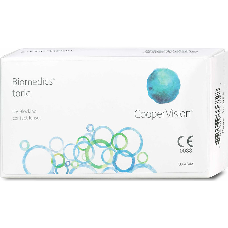 Biomedics Toric 6er Box Cooper Vision Monatskontaktlinsen -9,00 Achse 170 Zyl. -0,75