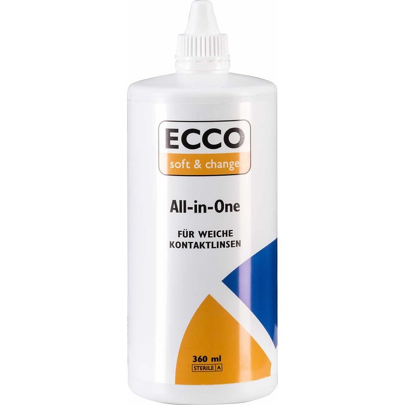 Ecco Soft & Change All-in-one Mpg&e All-in-One-System Kontaktlinsen-Pflegemittel 1x360 ml