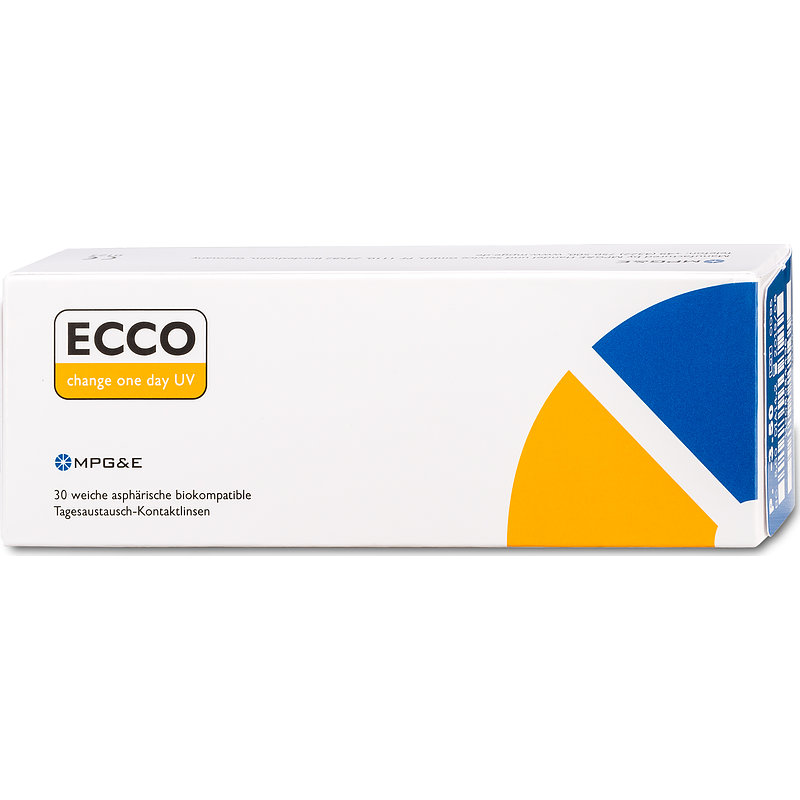 Ecco Change One Day Uv 30er Box Mpg&e Tageskontaktlinsen -6,00