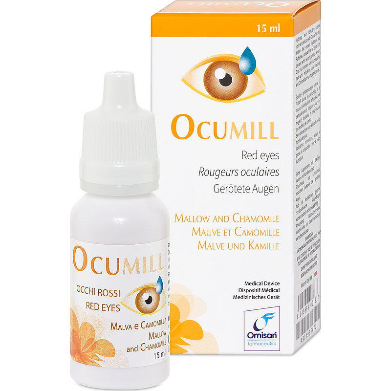 Ocumill Omisan Nachbenetzung Kontaktlinsen-Pflegemittel 15 ml