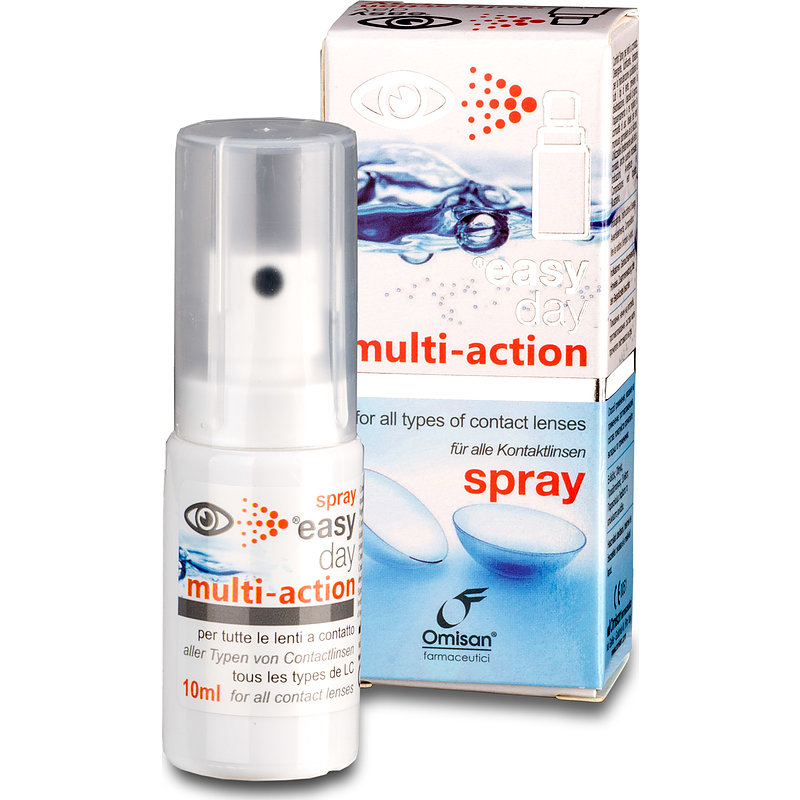 Easyday Multi-action Spray Omisan Nachbenetzung Kontaktlinsen-Pflegemittel 10 ml