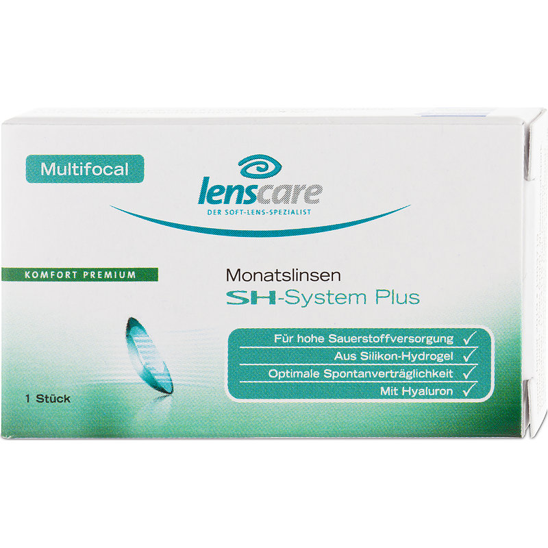 Sh-system Plus  Multifocal Monatslinsen 1er Box Lenscare Monatskontaktlinsen