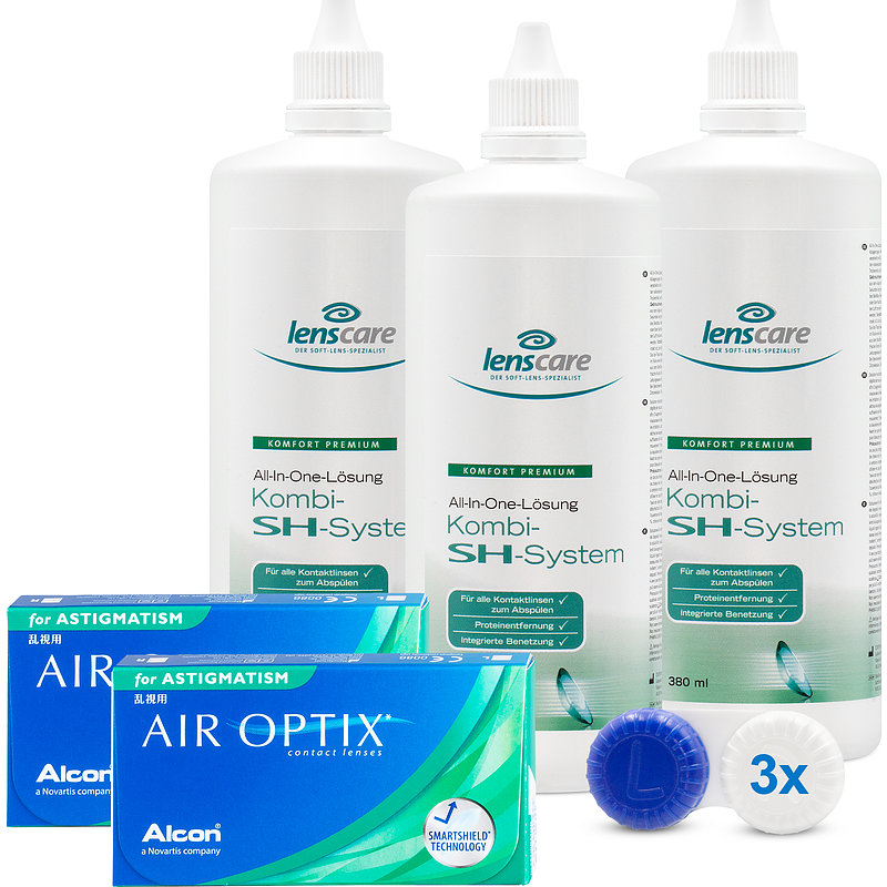 Air Optix Astigmatism Kombi-sh-system Set Alcon Monatslinsen Sparsets