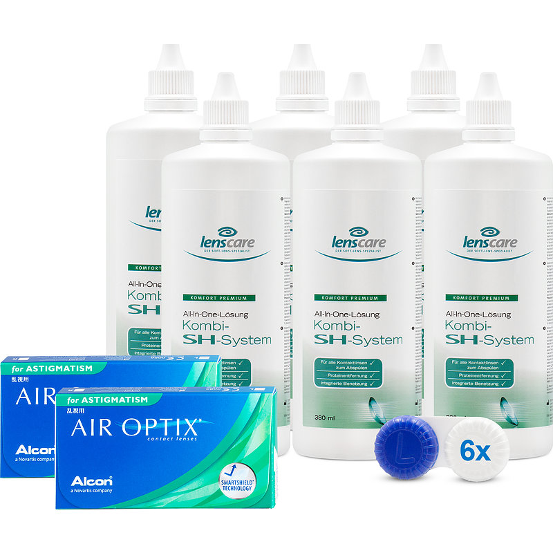 Air Optix Astigmatism Kombi-sh-system Set Alcon Monatslinsen Sparsets