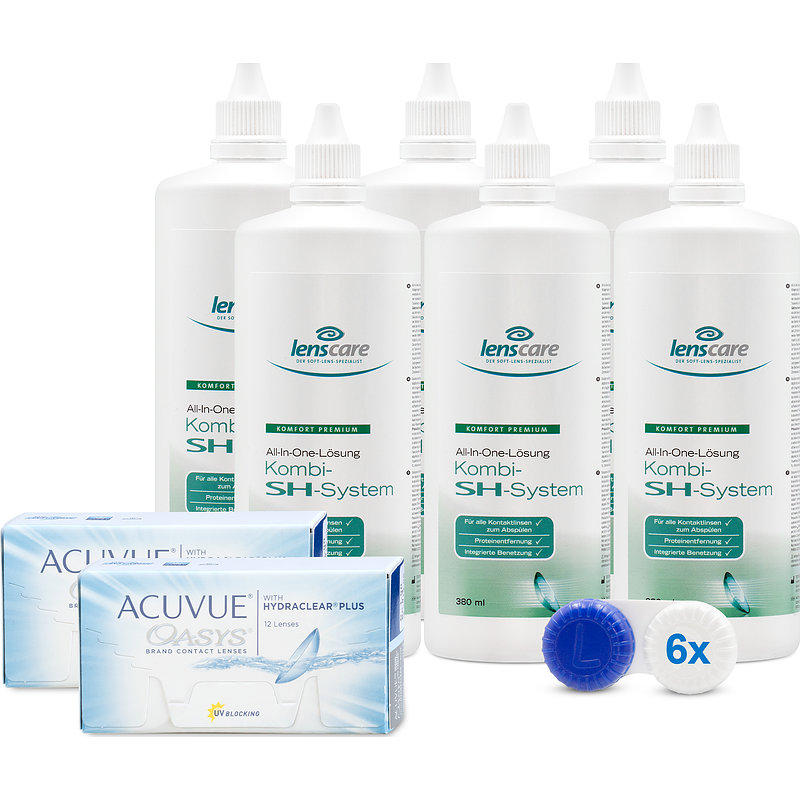 Acuvue Oasys (2x12) 2-wochenlinsen Set Johnson & Johnson Wochenlinsen Sparsets